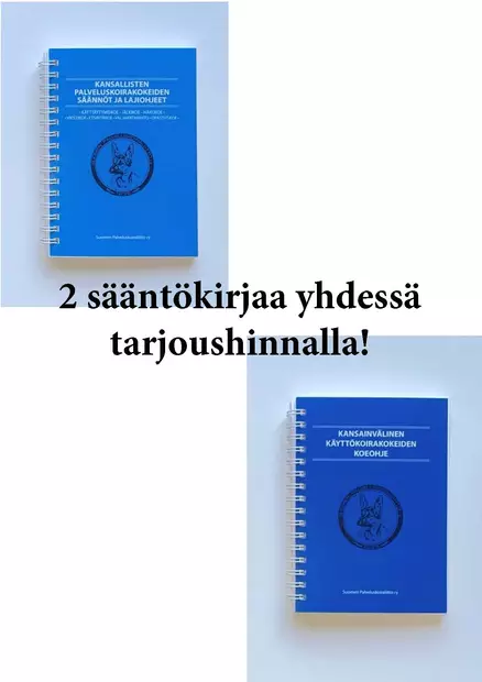 Sääntöpaketti - tarjous - Palveluskoirakokeet - 201121 - 1