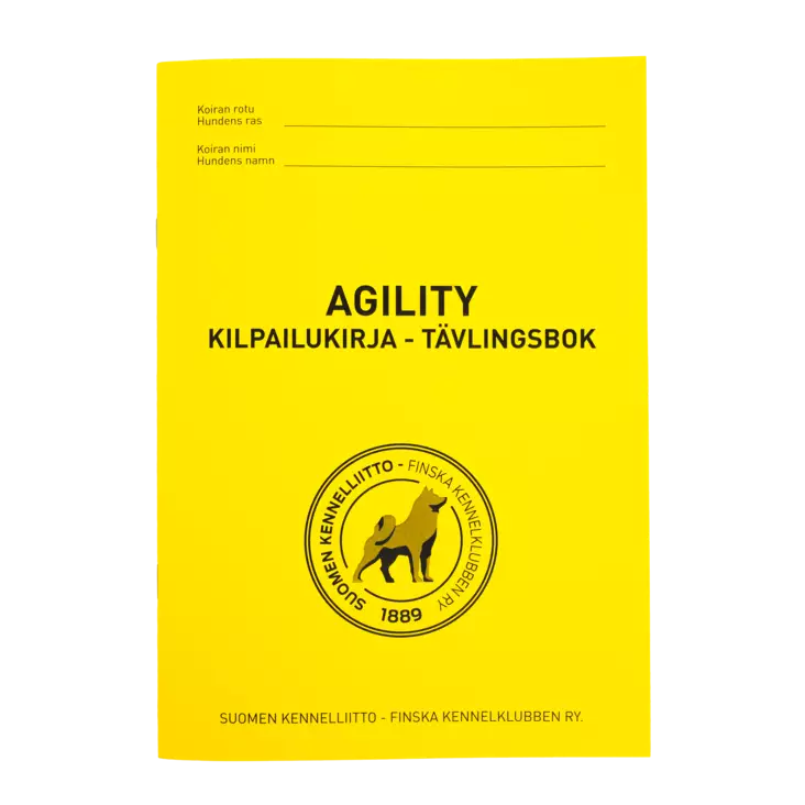 Agility kilpailukirja - Agility - 405101 - 1
