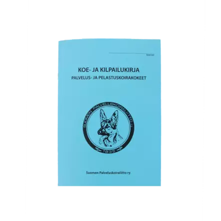 PK kilpailukirja - Palveluskoirakokeet - 201105 - 1